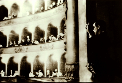 Peter Angelo Simon: Opening Night, Robert Wilson in The Rome Opera House, opening night of The Civil Wars (Rome Section), March 1986