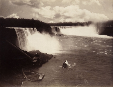 Charles Bierstadt: Niagara Falls with Tour Boat