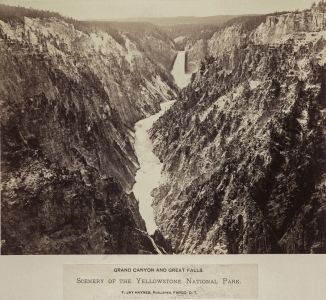 F. Jay Haynes: Grand Canyon and Great Falls, from Scenery of the Yellowstone National Park