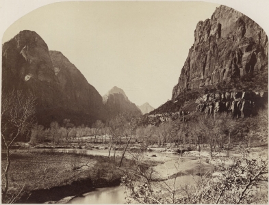 C E Savage (?): Untitled (Western Landscape)