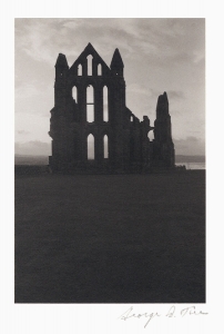 George Tice: Whitby Abbey, Yorkshire. 1990