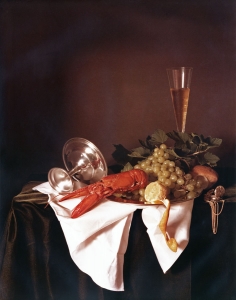 Stanley Wulc: Untitled Still Life with lobster