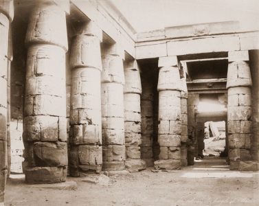 Zangaki: No 740, Karnak Cour des colonnes du temple de Amons