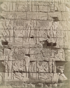 Zangaki: No 722, Karnak Inscription Murale du grand temple