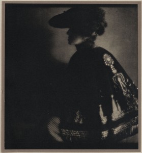 Eduard Steichen: Poster Lady1906, photogravure, published in Camera Work, The Steichen Supplement, April 1906