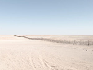 Matthew Arnold: Graziani’s Fence (270 kilometer barbed-wire fence), near Jaghbub, Libya