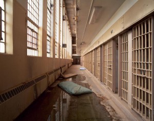 Lee Saloutos: Mattresses in Cell Block, Penitentiary New Mexico, Santa Fe, NM, #2