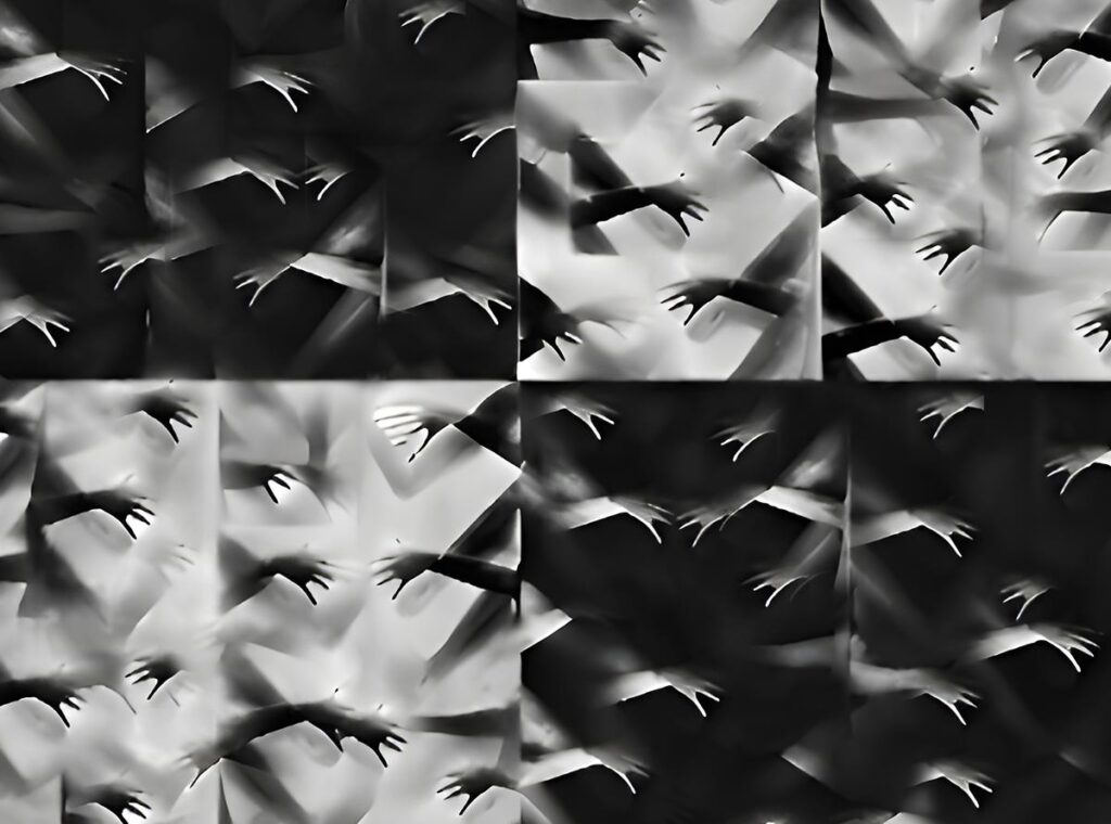 Amy Heller: Hands Multiple, 2023, from the series Time/Motion Study Multiples