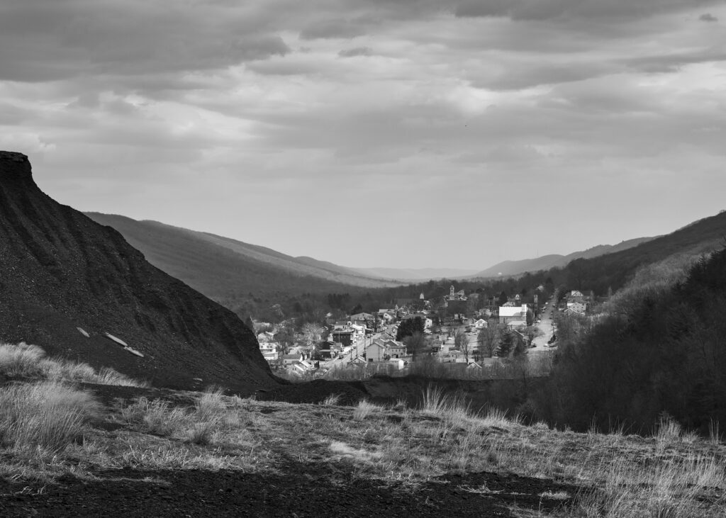 Michael Froio: View from Coal Refuse Bank, Treverton, Pennsylvania