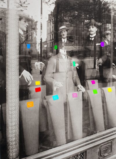 Bill Armstrong: After Atget Male Mannequins from After: Dreaming in Color
2016, archival pigment print, A/P, signed, titled, and dated verso. Image size: 20″ x 14″, sheet size: 22″ x 16″ ($1,000–$2,000)